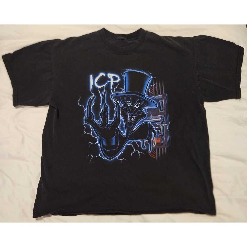Vintage ICP Black Shirt  XL  Blue Wrath Insane Clown Posse